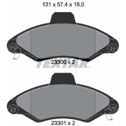  stabdžių trinkelių rinkinys, diskinis stabdys