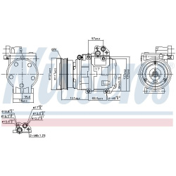  kompresorius, oro kondicionierius <small>** FIRST FIT **</small>