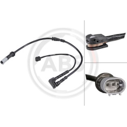  įspėjimo kontaktas, stabdžių trinkelių susidėvėjimas