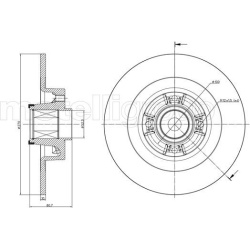  stabdžių diskas (1vnt)