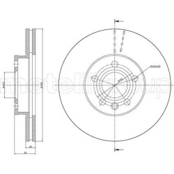  stabdžių diskas (1vnt)