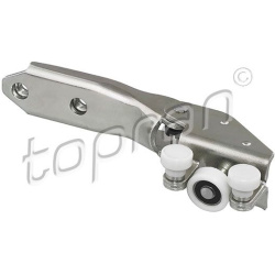  ritinėlio kreiptuvas, atstumiamos durys