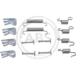  priedų komplektas, stovėjimo stabdžių trinkelės