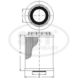  alyvos filtras <small>SH 4030 P</small>