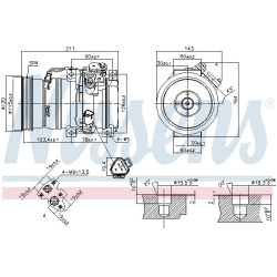  kompresorius, oro kondicionierius <small>** FIRST FIT **</small>
