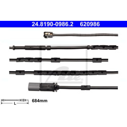  įspėjimo kontaktas, stabdžių trinkelių susidėvėjimas