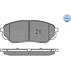  stabdžių trinkelių rinkinys, diskinis stabdys <small>MEYLE-ORIGINAL: True to OE.</small>