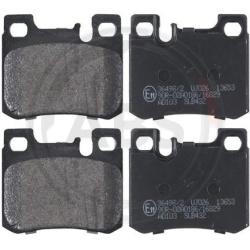  stabdžių trinkelių rinkinys, diskinis stabdys