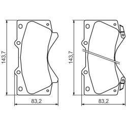 stabdžių trinkelių rinkinys, diskinis stabdys  stabdžių trinkelių rinkinys, diskinis stabdys
