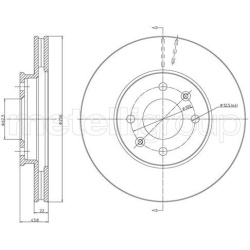  stabdžių diskas (1vnt)
