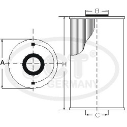  alyvos filtras <small>SH 402</small>