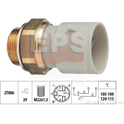  temperatūros jungiklis, radiatoriaus ventiliatorius <small>Made in Italy - OE Equivalent</small>