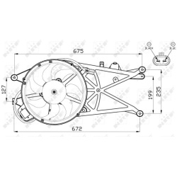  ventiliatorius, radiatoriaus