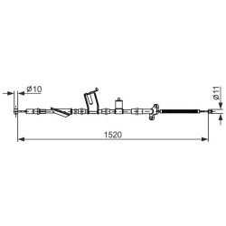  trosas, stovėjimo stabdys