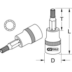  šešiakampio lizdo komplektas