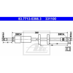 stabdžių žarnelė  stabdžių žarnelė