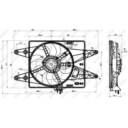  ventiliatorius, radiatoriaus