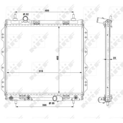  radiatorius, variklio aušinimas <small>EASY FIT</small>