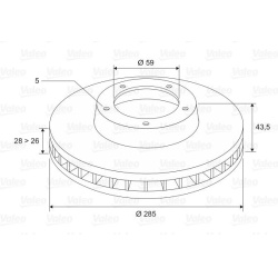  stabdžių diskas (1vnt)