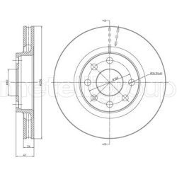  stabdžių diskas (1vnt)