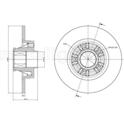  stabdžių diskas (1vnt)