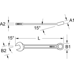  žiedinis-šakinis veržliaraktis
