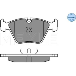  stabdžių trinkelių rinkinys, diskinis stabdys <small>MEYLE-ORIGINAL: True to OE.</small>