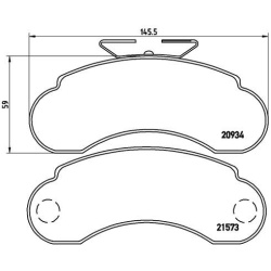  stabdžių trinkelių rinkinys, diskinis stabdys <small>PRIME LINE</small>