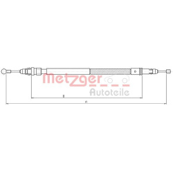 trosas, stovėjimo stabdys  trosas, stovėjimo stabdys