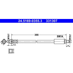  stabdžių žarnelė