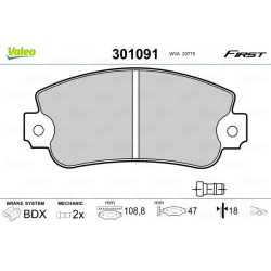  stabdžių trinkelių rinkinys, diskinis stabdys <small>ESSENTIAL</small>
