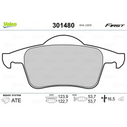  stabdžių trinkelių rinkinys, diskinis stabdys <small>ESSENTIAL</small>