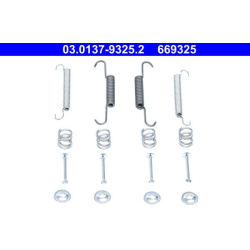 priedų komplektas, stovėjimo stabdžių trinkelės  priedų komplektas, stovėjimo stabdžių trinkelės