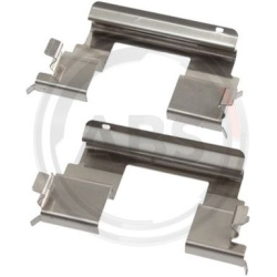  priedų komplektas, diskinių stabdžių trinkelės