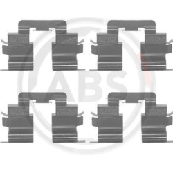  priedų komplektas, diskinių stabdžių trinkelės