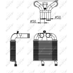  tarpinis suslėgto oro aušintuvas, kompresorius