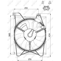  ventiliatorius, radiatoriaus