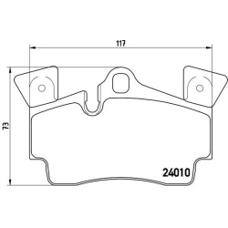  stabdžių trinkelių rinkinys, diskinis stabdys <small>PRIME LINE</small>