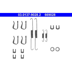  priedų komplektas, stabdžių trinkelės