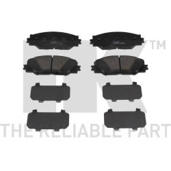  stabdžių trinkelių rinkinys, diskinis stabdys