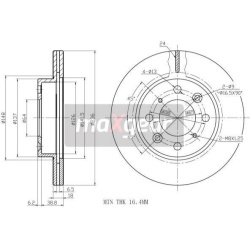  stabdžių diskas (1vnt)