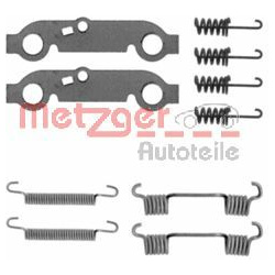  priedų komplektas, stovėjimo stabdžių trinkelės