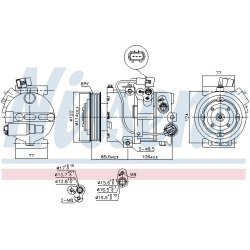  kompresorius, oro kondicionierius <small>** FIRST FIT **</small>