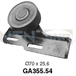 įtempiklio skriemulys, V formos rumbuotas diržas  įtempiklio skriemulys, V formos rumbuotas diržas