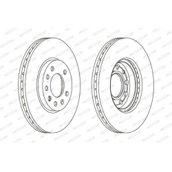  stabdžių diskas (1vnt) <small>PREMIER Coat+ disc</small>