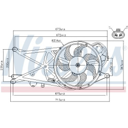  ventiliatorius, radiatoriaus
