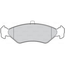  stabdžių trinkelių rinkinys, diskinis stabdys <small>FIRST</small>