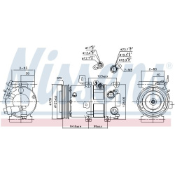  kompresorius, oro kondicionierius <small>** FIRST FIT **</small>