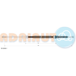  trosas, stovėjimo stabdys