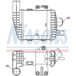 tarpinis suslėgto oro aušintuvas, kompresorius <small>** FIRST FIT **</small>  tarpinis suslėgto oro aušintuvas, kompresorius <small>** FIRST FIT **</small>